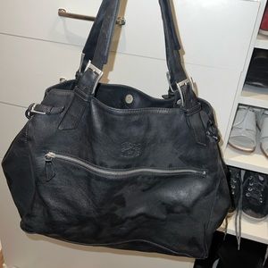 Il Bisonte Black Leather Bag
